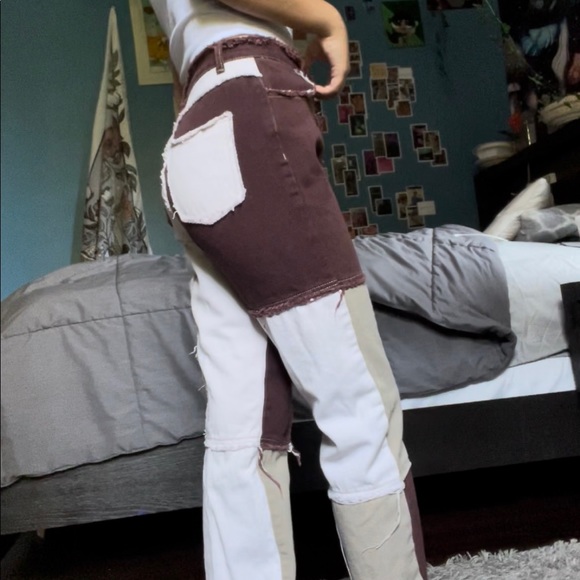 patched jeans - Picture 2 of 3